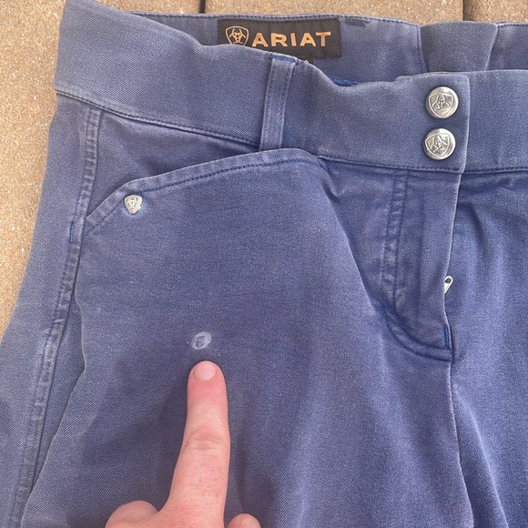Ariat Heritage Navy Riding Breeches - Size 30R - Picture 3 of 8